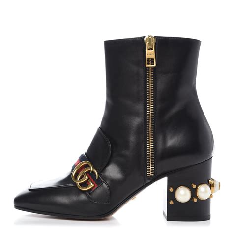 gucci boots jewels|gucci heeled ankle boots.